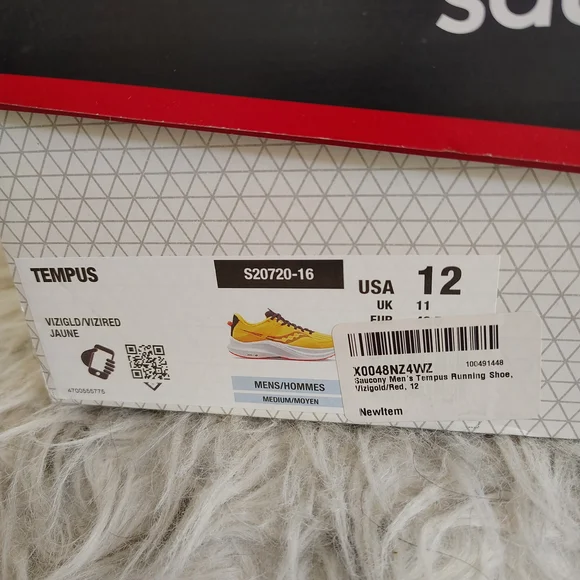 Saucony Tempus Running Shoes Men's Size 12 NWT - Picture 4 of 7